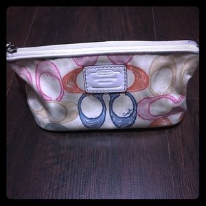 Coach Signature Cosmetic Bag